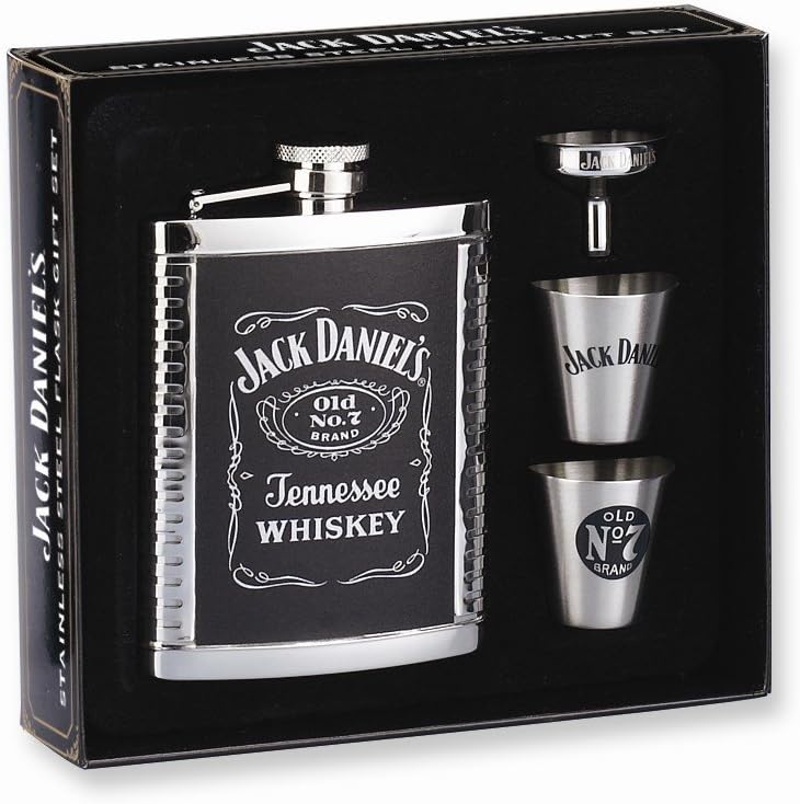 Jack Daniels Barrel Flask/Gift Set