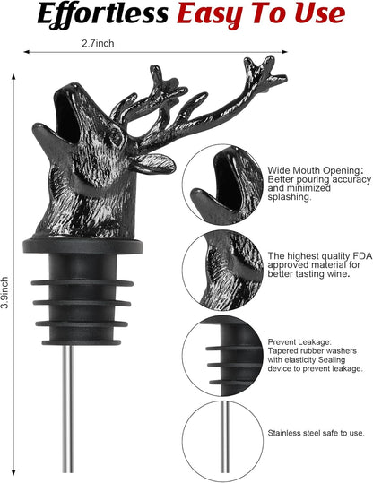 رأس صب زجاجات النبيذ - هدايا إبداعية لمشروبات الكحول 