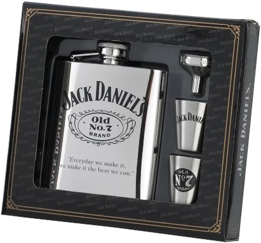 Jack Daniels Barrel Flask/Gift Set