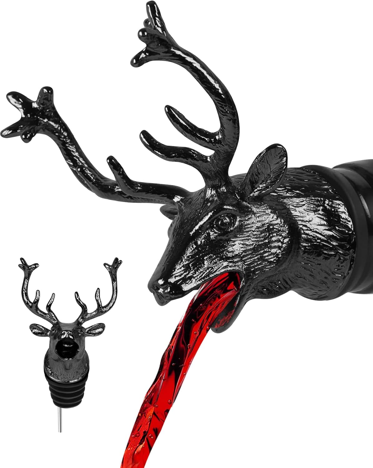 Head Wine Bottle Pourer - Creative Gifts for Alcohol Spirits