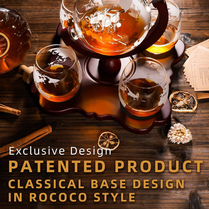 هدايا للرجال، الأب، الزوج، طقم قنينة الويسكي 