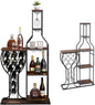 5-Tier Wooden Wine Rack for 11 Bottles – Freestanding Home Bar Storage