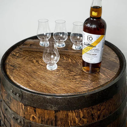 Whiskey Barrel Cabinet – Rustic Charm Meets Practical Storage